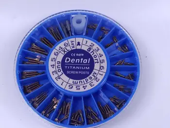 2Box(240Pis) שיניים טיטניום שורש סיכות בורג פוסט הליבה הכתר תיקון עבור כלי שיניים רפואת שיניים